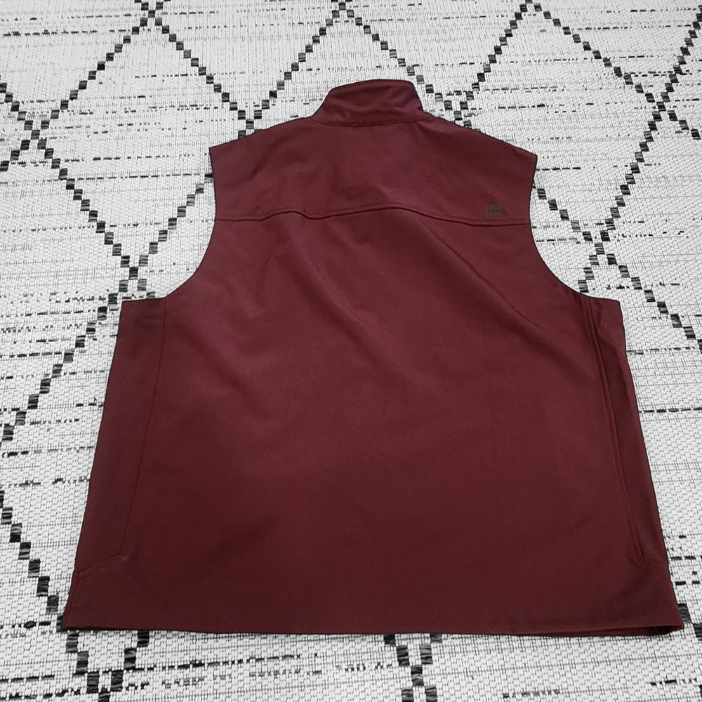 Duluth Trading Co  Alaskan Hard Gear Maroon Vest - Picture 2 of 4